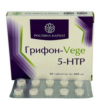Грифон VEGE 5-HTP &ndash; натуральний засіб для заспокоєння та гарного настрою Рослина Карпат 484752 фото