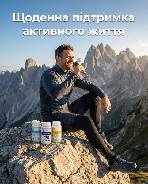 Комплексна програма для чоловіків &ndash; Вітамін D3, Цинк, Магній Рослина Карпат 484741 фото