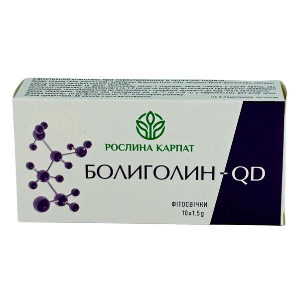Фитосвечи Болиголин QD 10 шт. &ndash; комплексная природная защита от новообразований Рослина Карпат 484810 фото