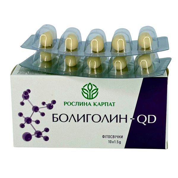 Фитосвечи Болиголин QD 10 шт. &ndash; комплексная природная защита от новообразований Рослина Карпат 484810 фото