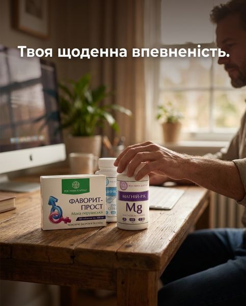 Программа для мужчин - Фаворит, Цинк, Магний Рослина Карпат 485488 фото